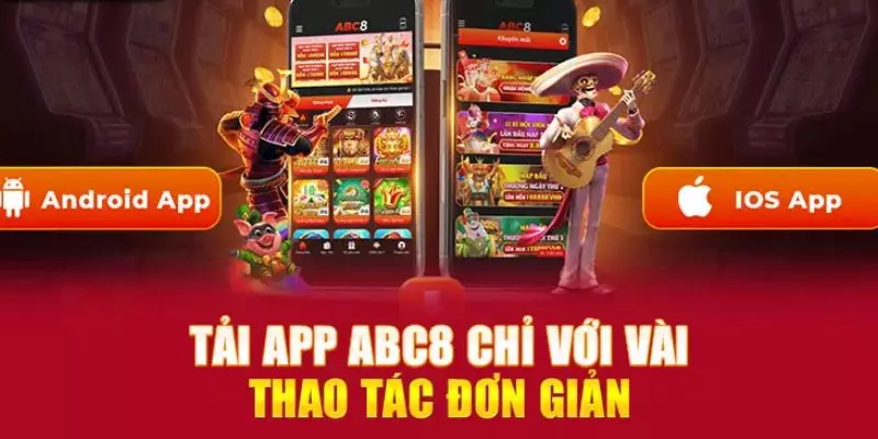 Thao tác tải app ABC8 về di động Android/iOS